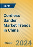 Cordless Sander Market Trends in China- Product Image
