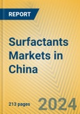 Surfactants Markets in China- Product Image
