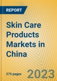 Skin Care Products Markets in China- Product Image