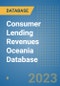Consumer Lending Revenues Oceania Database - Product Image