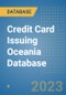 Credit Card Issuing Oceania Database - Product Image