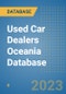 Used Car Dealers Oceania Database - Product Image
