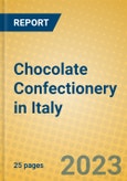 Chocolate Confectionery in Italy- Product Image