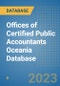 Offices of Certified Public Accountants Oceania Database - Product Thumbnail Image