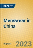 Menswear in China- Product Image