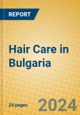Hair Care in Bulgaria- Product Image