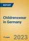 Childrenswear in Germany - Product Image