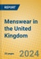 Menswear in the United Kingdom - Product Image