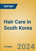 Hair Care in South Korea- Product Image