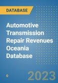 Automotive Transmission Repair Revenues Oceania Database- Product Image