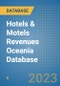 Hotels & Motels Revenues Oceania Database - Product Image