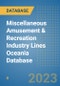 Miscellaneous Amusement & Recreation Industry Lines Oceania Database - Product Thumbnail Image