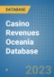 Casino Revenues Oceania Database - Product Image