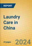 Laundry Care in China- Product Image