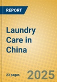 Laundry Care in China- Product Image