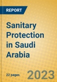 Sanitary Protection in Saudi Arabia- Product Image