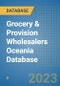 Grocery & Provision Wholesalers Oceania Database - Product Image