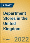 Department Stores in the United Kingdom- Product Image