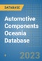 Automotive Components (Car & CV + OE & Aftermarket) Oceania Database - Product Image