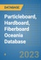 Particleboard, Hardboard, Fiberboard Oceania Database - Product Image