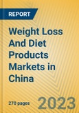 Weight Loss And Diet Products Markets in China- Product Image