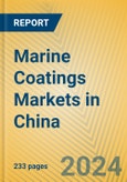 Marine Coatings Markets in China- Product Image