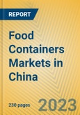 Food Containers Markets in China- Product Image