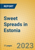 Sweet Spreads in Estonia- Product Image