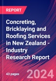 Concreting, Bricklaying and Roofing Services in New Zealand - Industry Research Report- Product Image