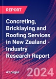 Concreting, Bricklaying and Roofing Services in New Zealand - Industry Research Report- Product Image