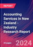 Accounting Services in New Zealand - Industry Research Report- Product Image