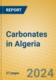 Carbonates in Algeria- Product Image