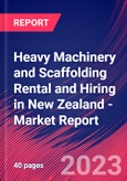 Heavy Machinery and Scaffolding Rental and Hiring in New Zealand - Industry Market Research Report- Product Image