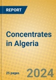 Concentrates in Algeria- Product Image