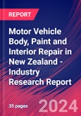 Motor Vehicle Body, Paint and Interior Repair in New Zealand - Industry Research Report- Product Image