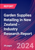 Garden Supplies Retailing in New Zealand - Industry Research Report- Product Image