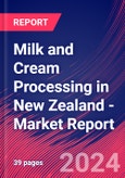 Milk and Cream Processing in New Zealand - Industry Market Research Report- Product Image