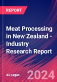 Meat Processing in New Zealand - Industry Research Report- Product Image