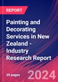 Painting and Decorating Services in New Zealand - Industry Research Report- Product Image