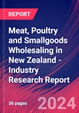 Meat, Poultry and Smallgoods Wholesaling in New Zealand - Industry Research Report- Product Image