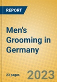 Men's Grooming in Germany- Product Image