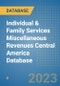 Individual & Family Services Miscellaneous Revenues Central America Database - Product Thumbnail Image