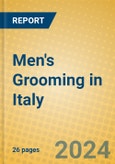 Men's Grooming in Italy- Product Image