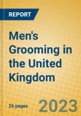 Men's Grooming in the United Kingdom- Product Image