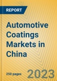 Automotive Coatings Markets in China- Product Image