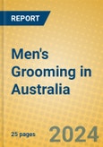 Men's Grooming in Australia- Product Image