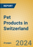 Pet Products in Switzerland- Product Image