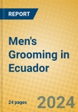 Men's Grooming in Ecuador- Product Image