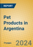 Pet Products in Argentina- Product Image