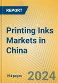 Printing Inks Markets in China- Product Image